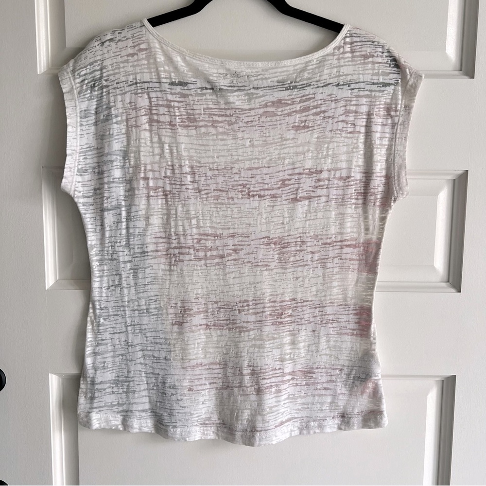 Women's Striped and Star Patterned Top - Picture 2 of 6